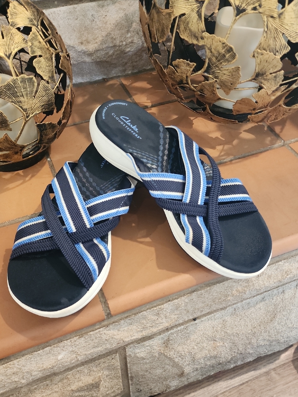 Clarks Brand Cloud Stepper Sandals